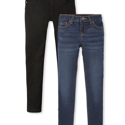 The Children's Place Girls Super Skinny Jeans,Blac