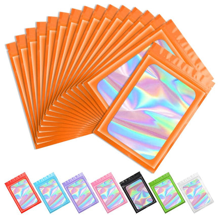 Funfery 100 pcs Mylar Holographic Bags Packaging B