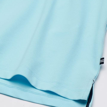 Nautica Men's Short Sleeve Solid Stretch Cotton Pique Polo Shirt, Bright Aqua, S