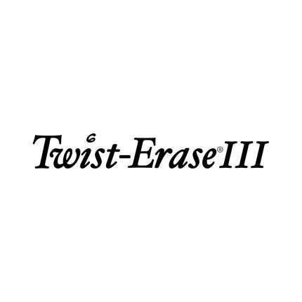 Portaminas Pentel Twist-Erase III, paquete de 12, 0.9 mm, cuerpo rojo (QE519B)