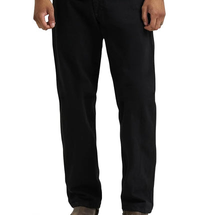 Wrangler Men's Relaxed Fit Jean, Overdyed Black, 3