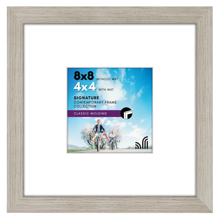 Americanflat 8x8 Photo Frame in Driftwood - Displa