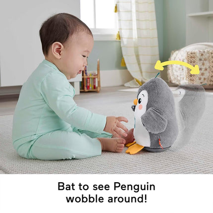 Fisher-Price Flap & Wobble Penguin, Plush