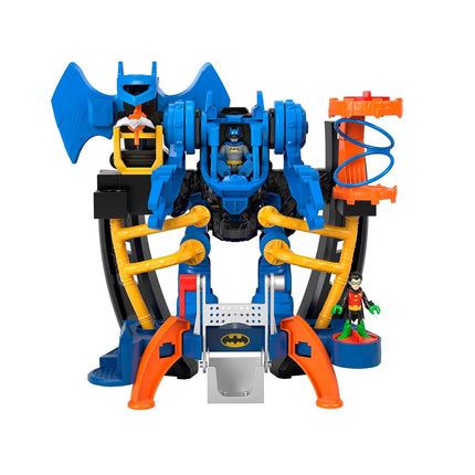 Imaginext DC Super Friends Batman Playset, Robo Command Center with Detachable 10-inch Robot plus Batman and Robin Figures, HML02