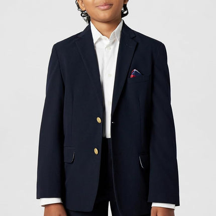 IZOD Boys' Brass Button Blazer Jacket