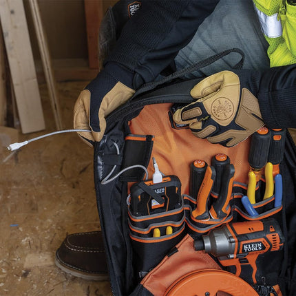 Klein Tools 62201MB MODbox Electrician's Tool Backpack, Customizable Mobile Workstation with 32 Pockets for Maximum Tool Storage