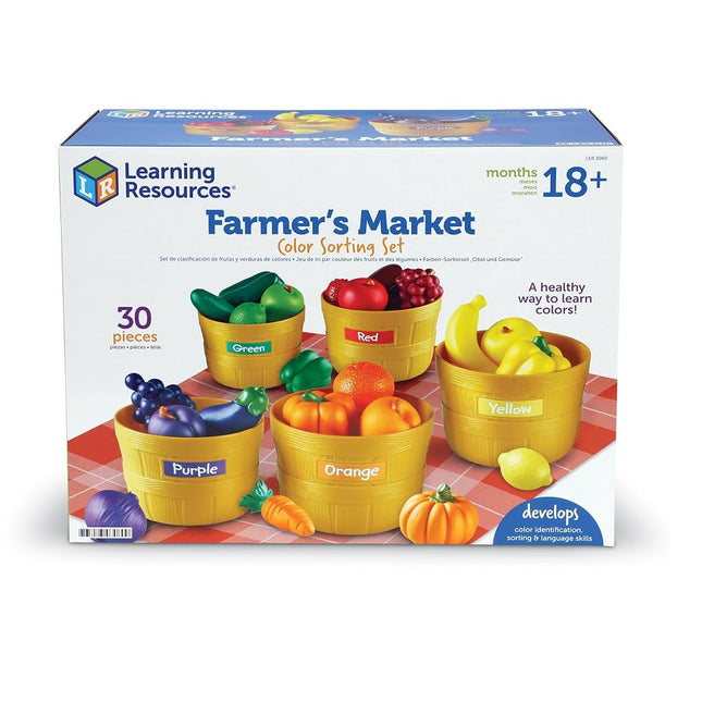 Learning Resources Farmers Market Color Sorting Set