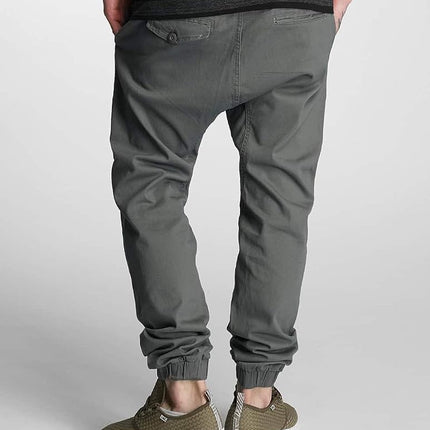 Southpole Men's basic Casual Pants, Dark Grey, S UK