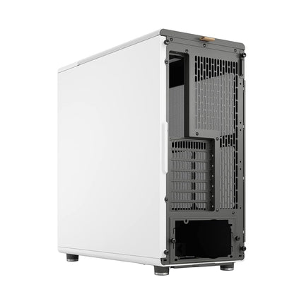Fractal Design North Chalk White - Wood Oak front - Mesh side panels - Two 140mm Aspect PWM fans included - Type C USB - ATX Airflow Mid Tower PC Gaming Case
