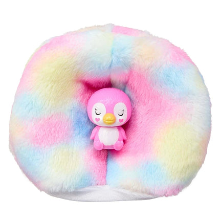 Barbie Cutie Reveal Doll & Accessories with Tie-Dyed Penguin Plush Costume & 10 Surprises Including Color Change, Color Dream Series, HRK40