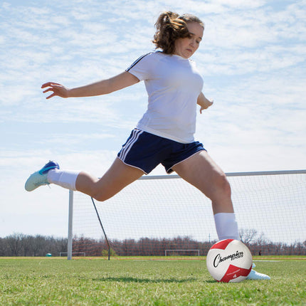 Champion Sports CH4BL Ballon de football Challenger Series, Bleu, Taille 4