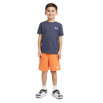 Under Armour Boys' Elite Short Sleeve T-Shirt, Midnight Navy SP22, 6
