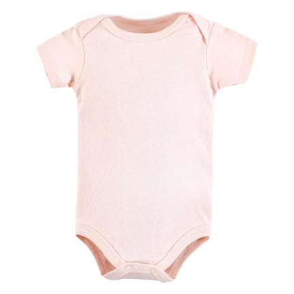 Combinaisons en coton pour bébé Hudson Baby, imprimés rose cannelle, prématuré