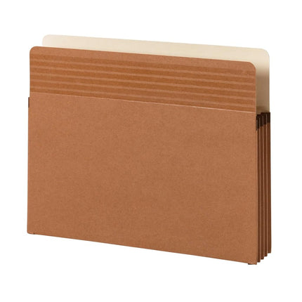 Smead Easy Grip® File Pocket, Straight-Cut Tab, 3-1/2" Expansion, Letter Size, Redrope, 25 per Box (73208)