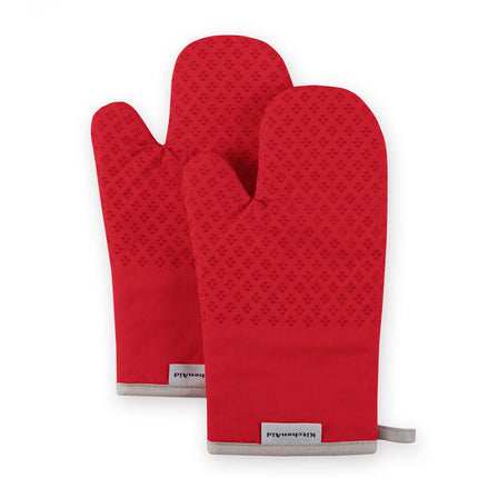 KitchenAid Asteroid Oven Mitt Set, 7"x12.5", Fire 