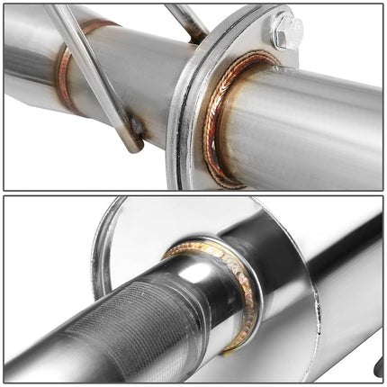 DNA Motoring CBE-HC06EX-BT Catback Exhaust System [for 06-11 Honda Civic EX/LX/DX]
