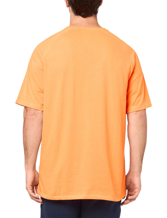 Dickies Camiseta de Bolsillo de Manga Corta Refrigerante para Hombre, Naranja Brillante, Talla XL