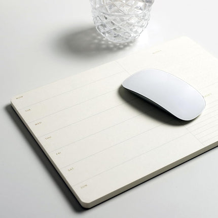 Pinesman - Elegant Undated Weekly Planner Pad, Tear Off Sheets, Minimalist, Weekly to Do List Notepad, Daily Schedule Desk Planner - 11.22" x 7.87”