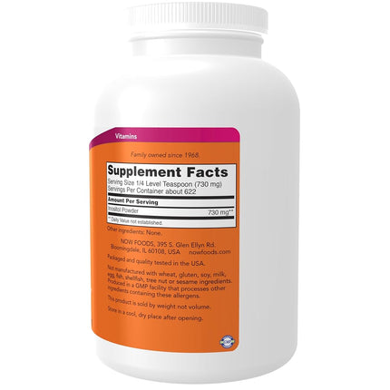 NOW Inositol Powder,1-Pound