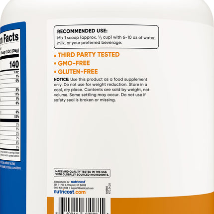 Nutricost Aislado de Proteína de Suero (Caramelo Salado, 5LB)