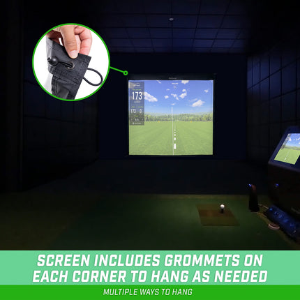 Pantalla de impacto GoSports de 7 pies para simulador de golf