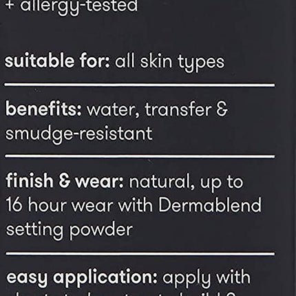 Dermablend Quick Fix Body Foundation Stick - Provides Natural, Non-Cakey Finish - Flawless Coverage For Skin Imperfections - Post Laser And Surgical Use - Long Lasting Coverage - 0C Linen - 12 G