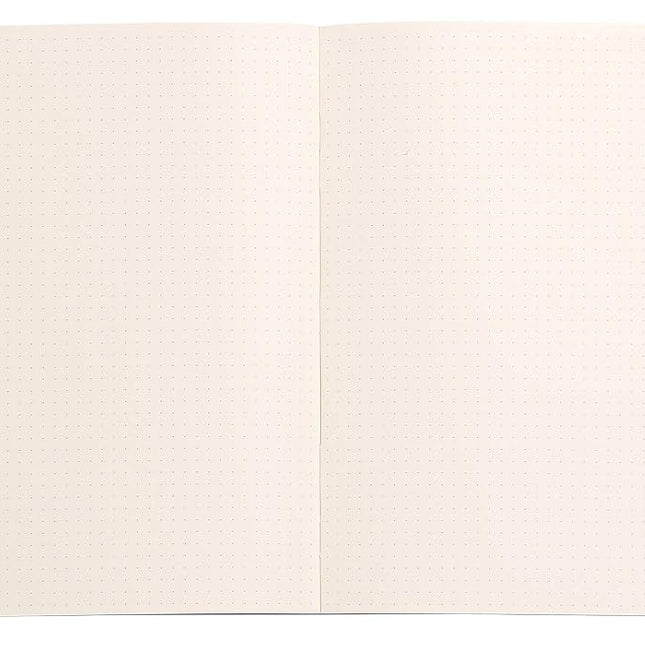 Rhodia Rhodiarama 117555C Notebook with Soft Cover, Dot Grid, 80 Sheets, 90 g Ivory Paper, 190 x 250 mm, Bookmark, Inner Pocket, 1 Piece, Beige