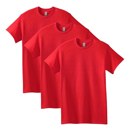 Gildan Men's Shirt (Pack of 2), Red (3-Pack), 3XL