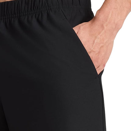 Reebok Apparel Men's Jumpstart 8” Short, Standard Fit, Lightweight Poly Fabric, Black, Medium