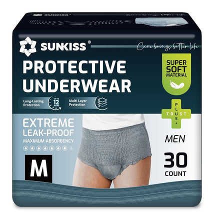 SUNKISS Super Soft Incontinence Underwear for Men,
