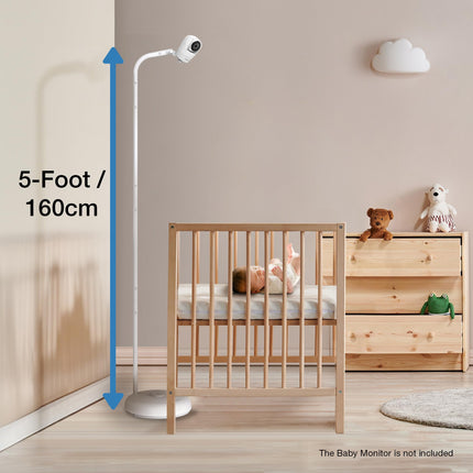 Soporte de suelo para vigilabebés VTech, compatible con la mayoría de vigilabebés VTech, soporte de cámara para bebé, seguridad para guardería