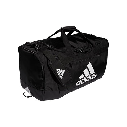 Adidas Defender 4 Small Duffel Bag, Black/White, 1