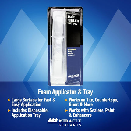 Miracle Sealants APLTRAY8 Mira Brush Applicator & Tray, Single