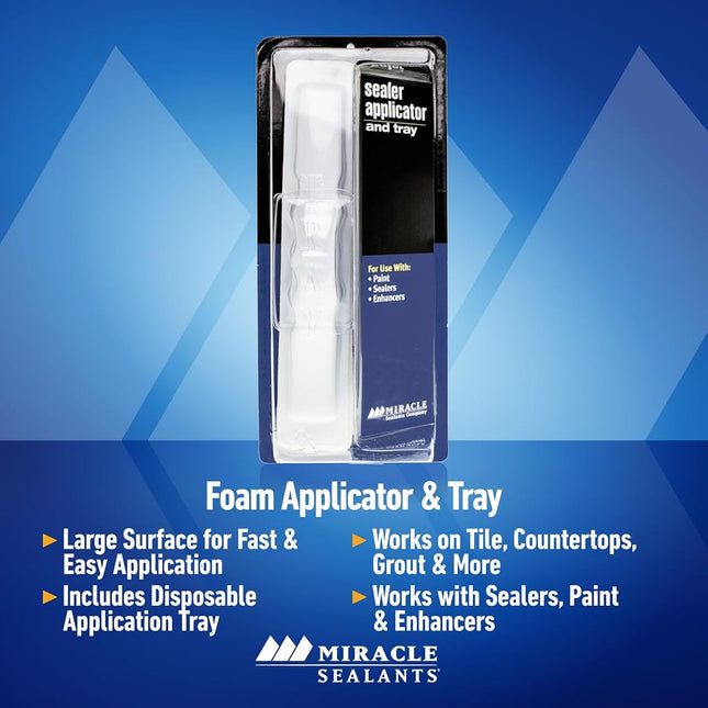 Miracle Sealants APLTRAY8 Mira Brush Applicator & Tray, Single