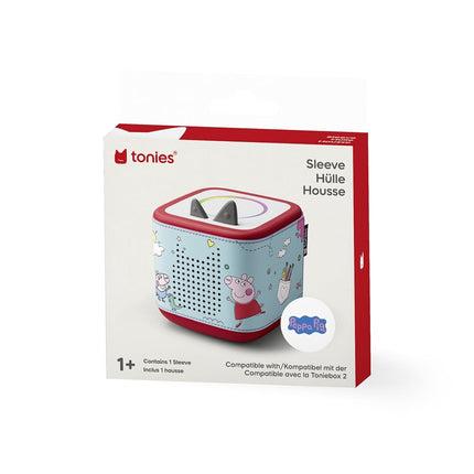 Tonies Sleeve - Decorative Wrap for Toniebox 2 - Peppa Pig