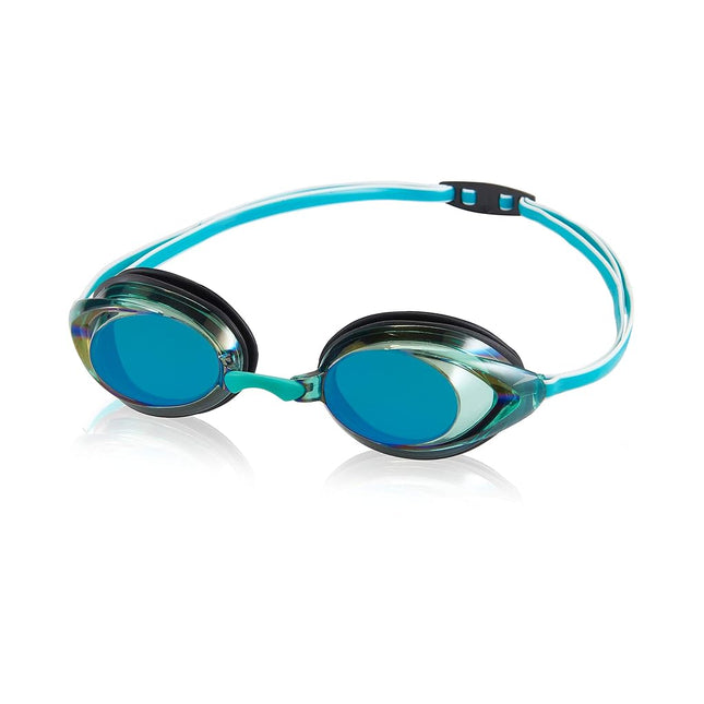 Speedo Vanquisher 2.0 Mirrored Goggle Black/Jade/Emerald Mirrored One Size