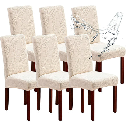 Genina 100% Waterproof Dining Chair Covers, Stretc