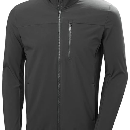Helly Hansen Men's Crew Softshell Jacket 2.0, Ebon