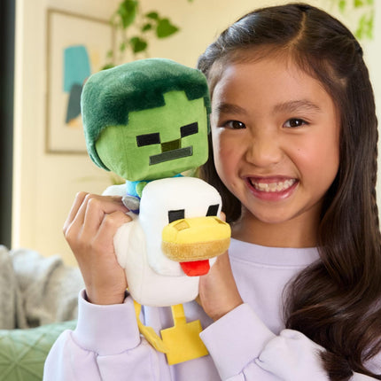 Minecraft 8 Inch Zombie Chicken Jockey Plush