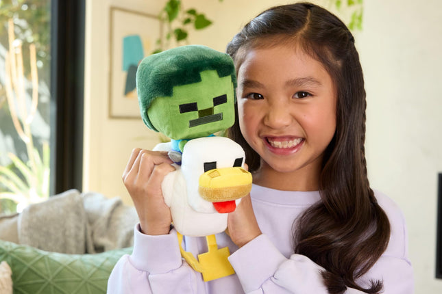Minecraft 8 Inch Zombie Chicken Jockey Plush
