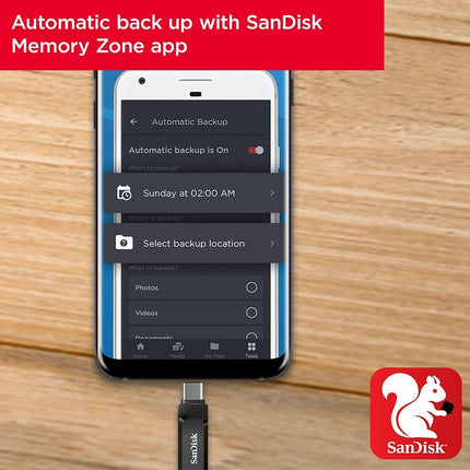 SanDisk Ultra Dual Drive Go USB flash drive 64 GB USB Type-A / USB Type-C 3.2 Gen 1 (3.1 Gen 1) Black