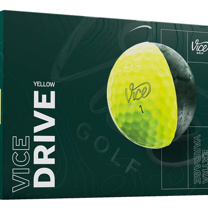 Vice Drive Golf Balls (2025 Model) (Yellow)