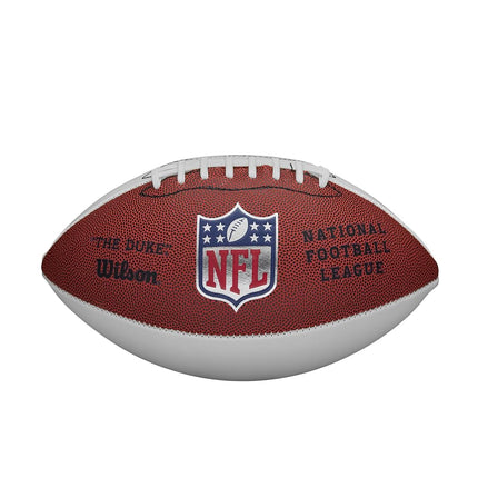 Wilson Ballon de football américain officiel NFL pour autographes - Taille officielle, marron
