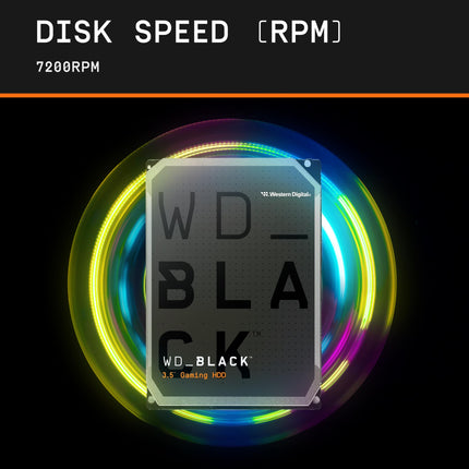 WD_BLACK 4 TB HighPerformance 3.5" Internal Gaming Hard Drive, 7200 RPM Class, SATA 6 GB/s, 256MB Cache