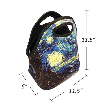 Wrapables A70832c Insulated Neoprene Reusable Lunch Bags, One Size, Rainbow Owls