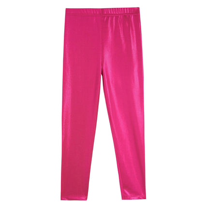 Barbie 2fer Sudadera de Forro Polar con Hombros Caídos y Leggings para Niñas Pequeñas y Grandes, Tallas 2T - 14-16, rosa, 4 Años