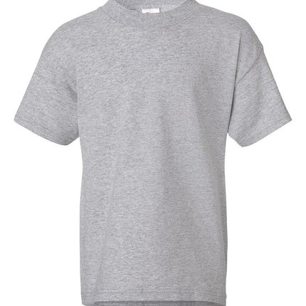 Hanes Boys' Essentials Short Sleeve T-Shirt Value Pack (3-Pack), Light Steel, S