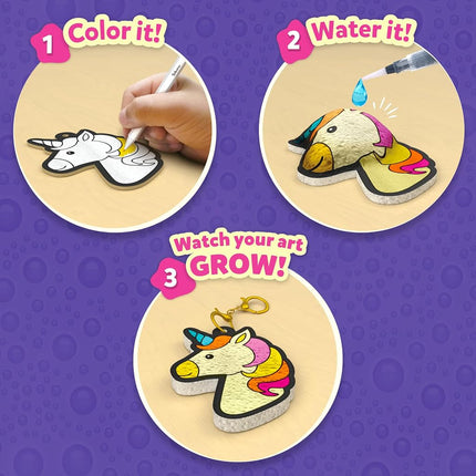 Skillmatics Aqua Puffs – Princesses & Unicorns, Mess-Free 3D Art Kit