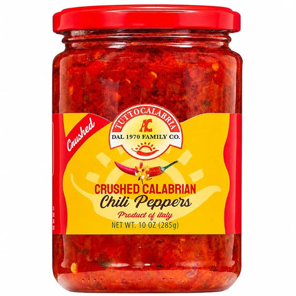 Hot Chili Peppers Crushed in jar