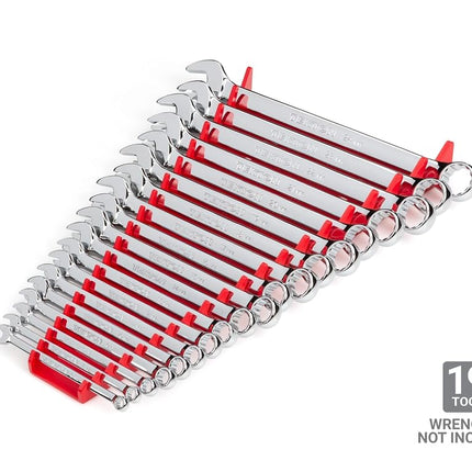 Organizador de llaves TEKTON de 19 herramientas (rojo) | Hecho en EE. UU. | ORG29219